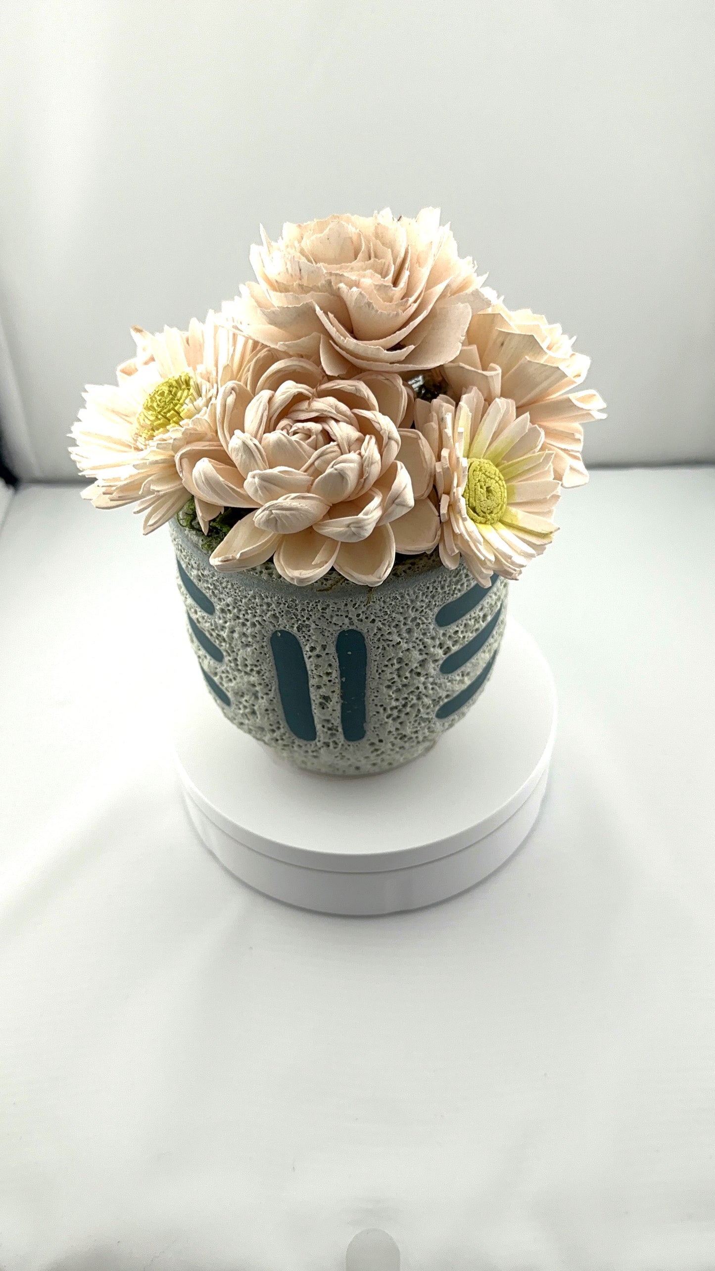 Pink Petals in Stoneware