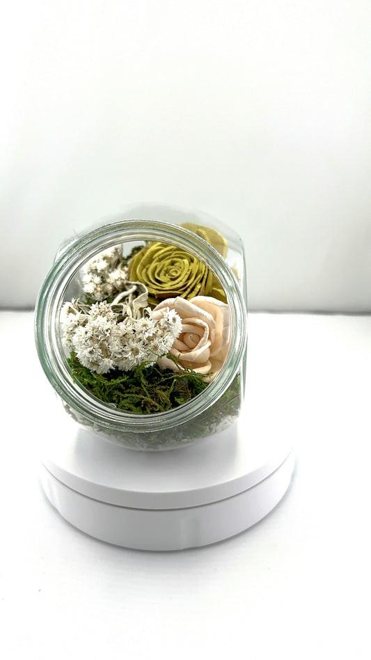 Pink and Green Bloom